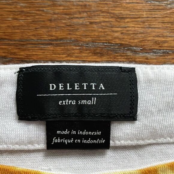 Anthropologie Deletta Yellow Floral Top - Picture 2 of 6